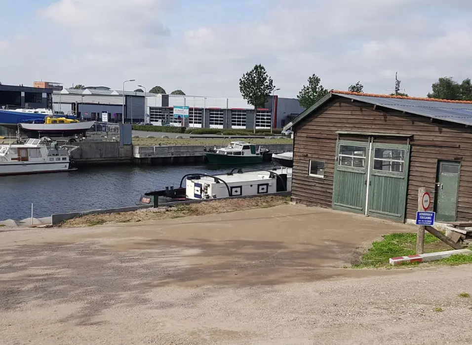 Opstapplaats aan de rivier